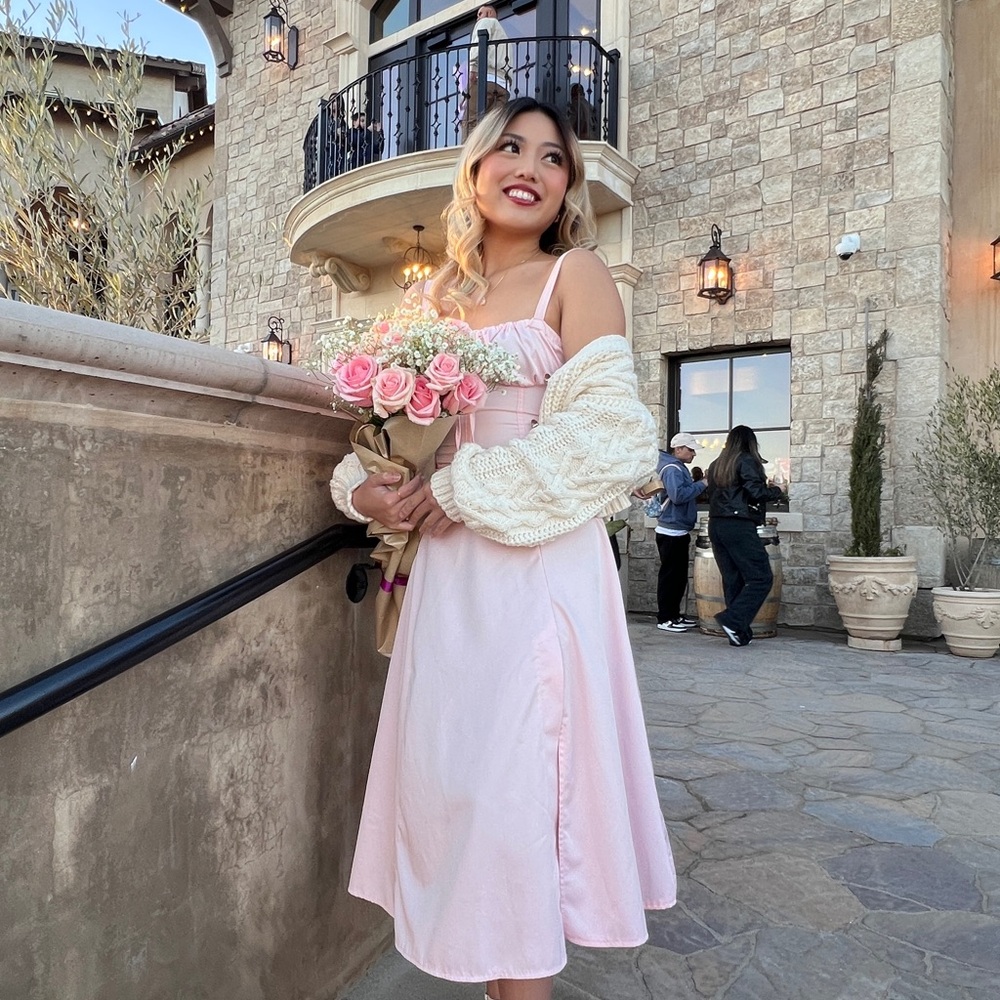 Baby Pink Sundress perfect for Valentine’s Day